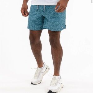 Rhoback Men’s Teal Grit Gym Shorts